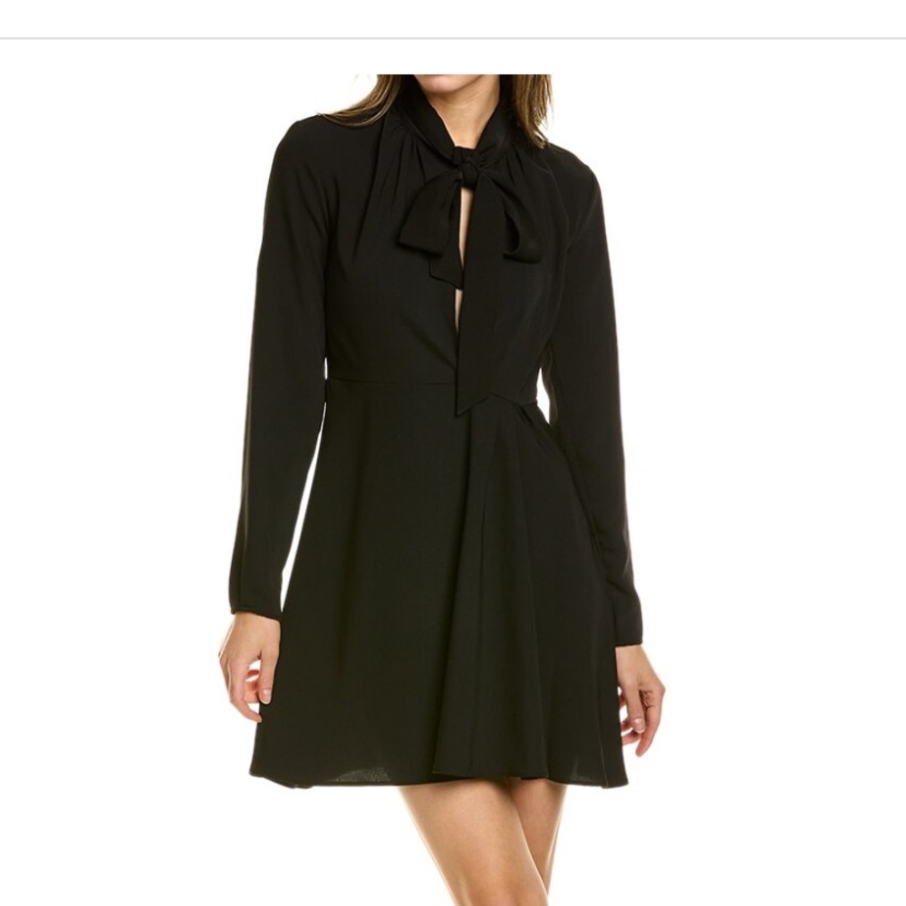 The kooples tie neck dress new without tags. Never worn.